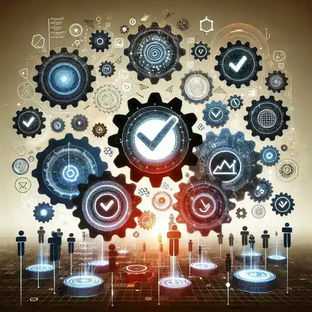 "Ilustrasi alat otomatisasi pengujian API terbaik untuk skala besar, penting untuk developer yang mencari solusi efisien dalam peningkatan kualitas perangkat lunak."