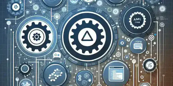 "Ilustrasi alat otomasi pengujian API skala besar untuk developer modern, menampilkan antarmuka pengguna dan grafik analitik yang menggambarkan proses pengujian yang efisien dan hasil yang akurat."