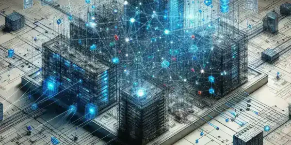 "Ilustrasi diagram tracing permintaan end-to-end dalam arsitektur modern, menunjukkan alur data dan integrasi sistem secara komprehensif."