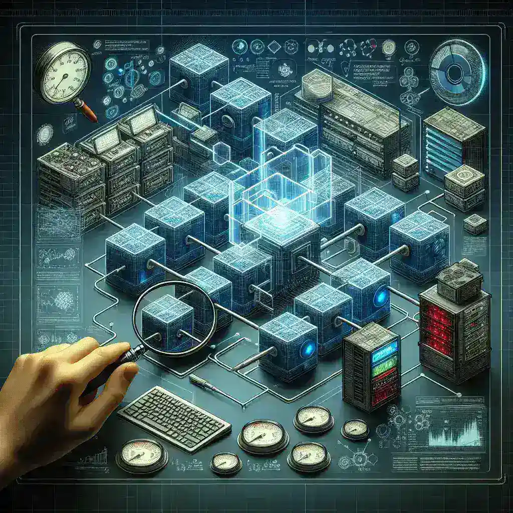 "Infografis tentang solusi komprehensif untuk pengujian ketahanan sistem berbasis microservices, menampilkan diagram arsitektur dan proses pengujian yang efektif."